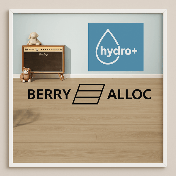 Berry Alloc Hydro+ Water-Resistant Laminate Flooring – Light Oak Finish