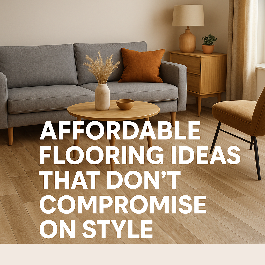 Affordable laminate and vinyl flooring options in a modern living room – stylish, cost-effective flooring from Laminate Floor World.