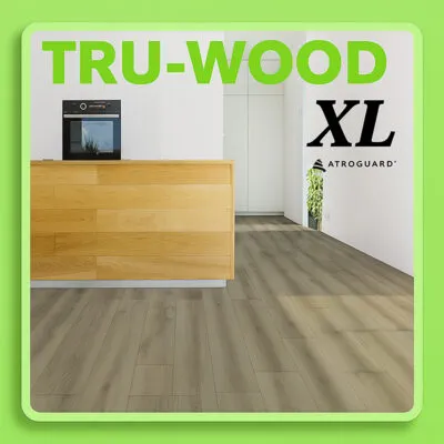 Traviata Truwood XL Water-Resistant Laminate Flooring β Peruvian Oak Installation in Kitchen