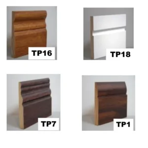 Saligna 90mm Wood-Stained Skirting